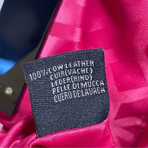 Trina Turk Azulejo Sunset Leather Clutch - Picture 10 of 13